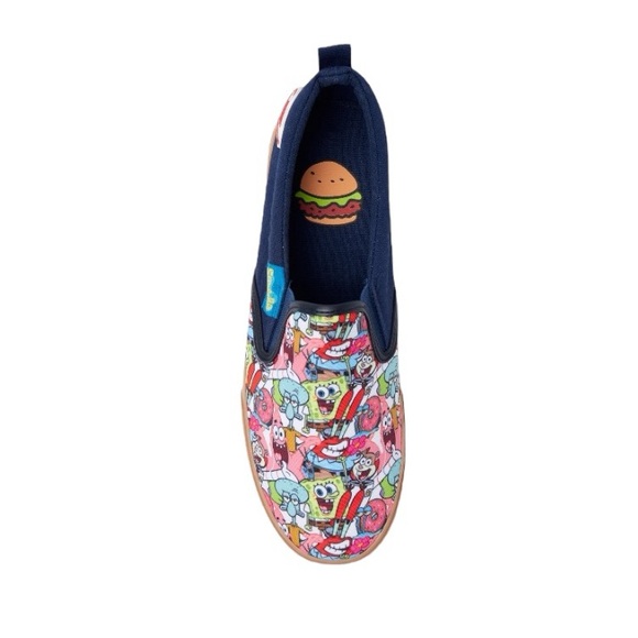 SpongeBob SquarePants Canvas Slip On Sneakers - Picture 14 of 16